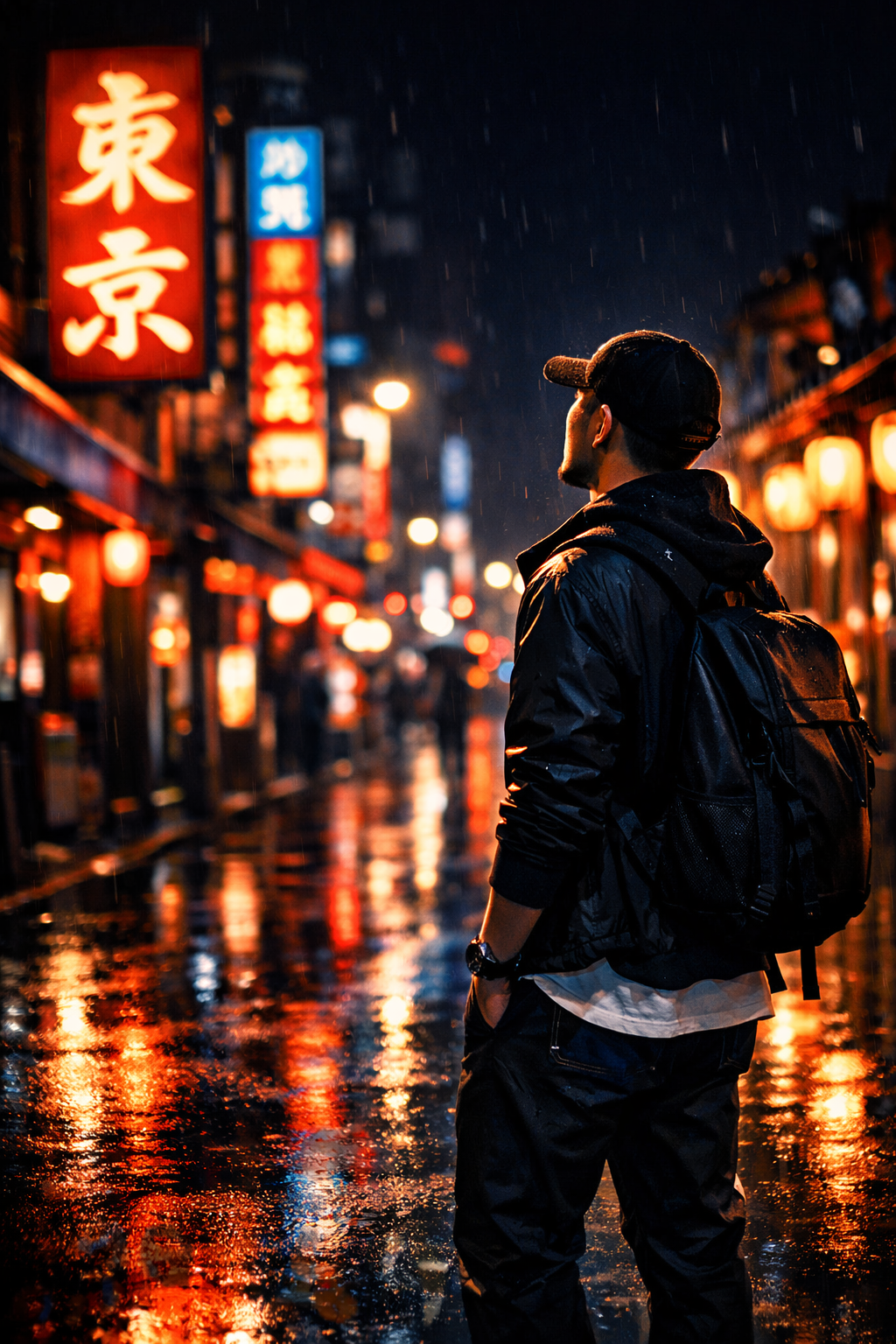 AI-generated Japanese motif